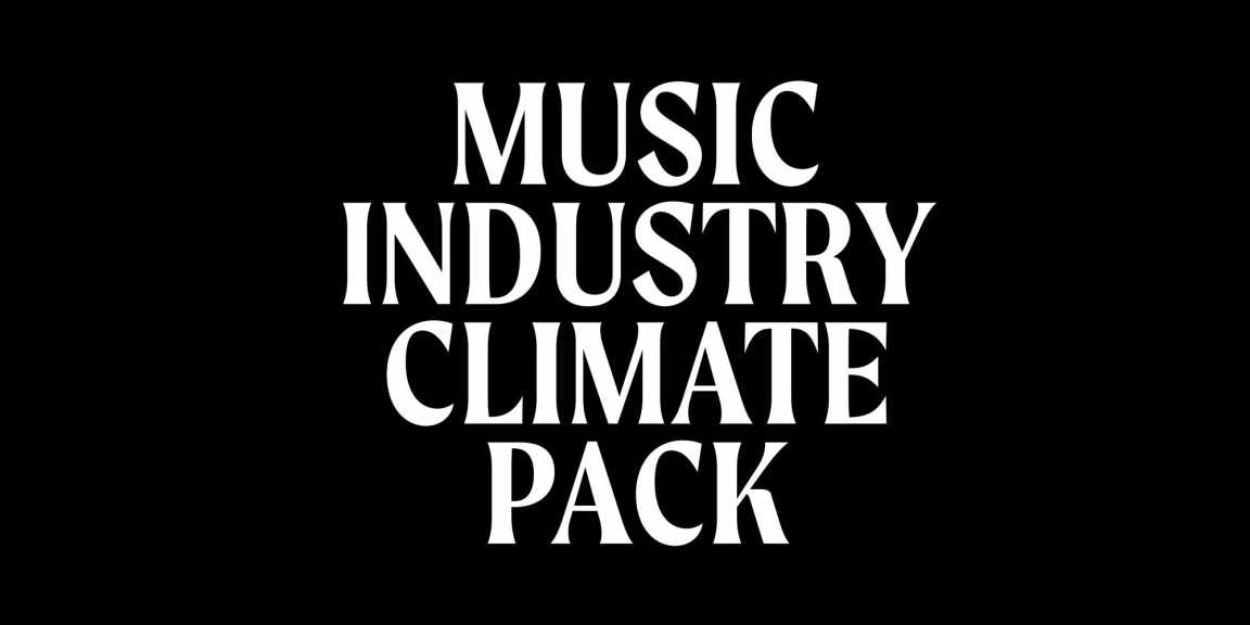 Music Industry Climate Pack Banner Image
